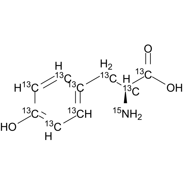 DL-Tyrosine-13C9,15N (DL-tyrosine 13C9,15N) 202407-26-9